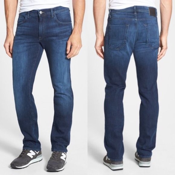 Agave Denim ~Pragmatist Classic Straight 6 Year Cross Hatch Jeans in Men’s 33/34